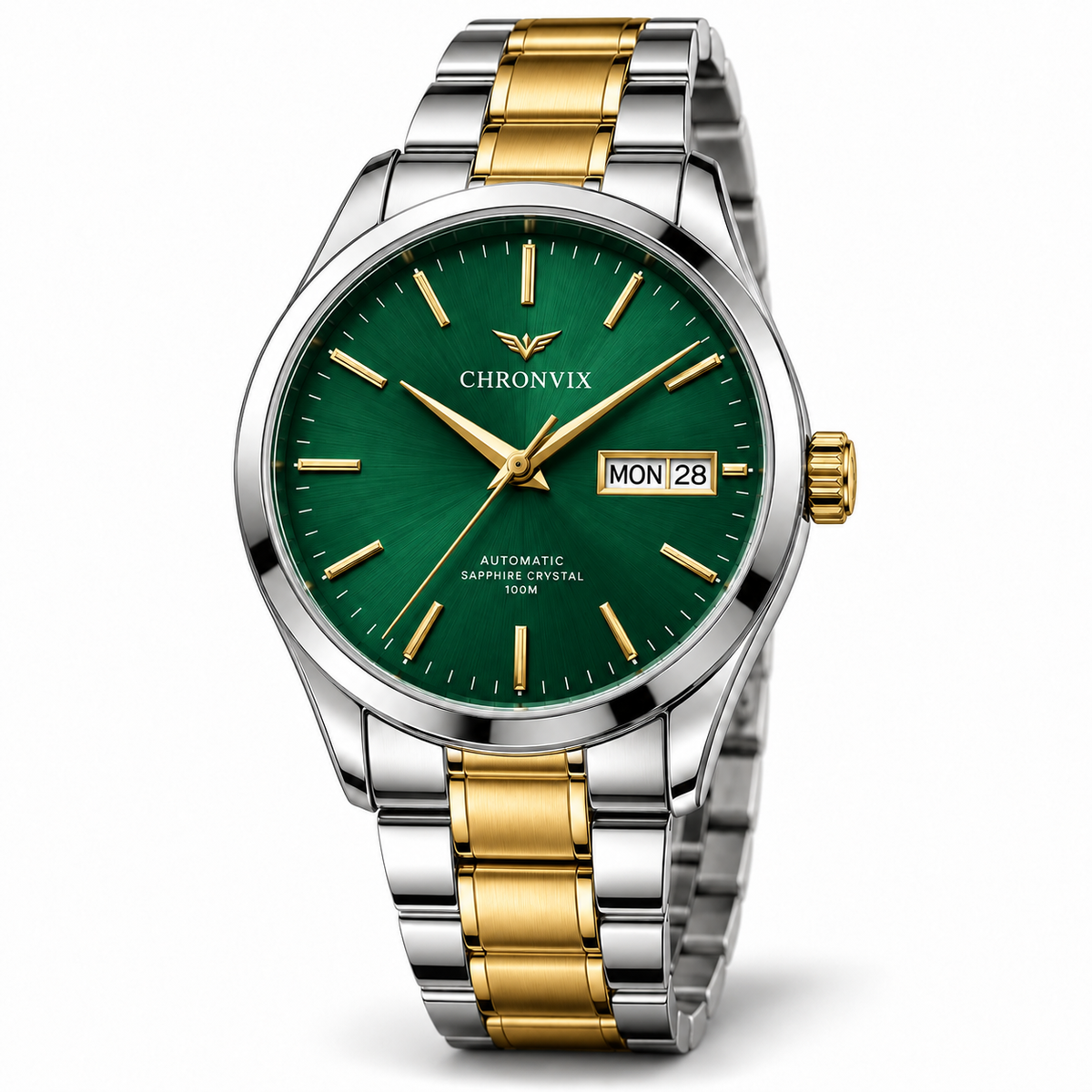 CHRONVIX Prestige Day-Date Classic Watch