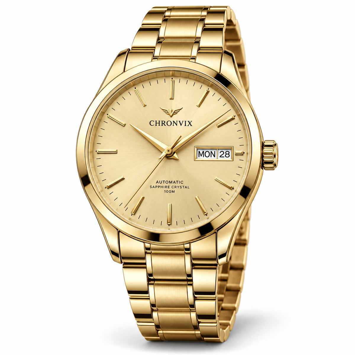 CHRONVIX Prestige Day-Date Classic Watch